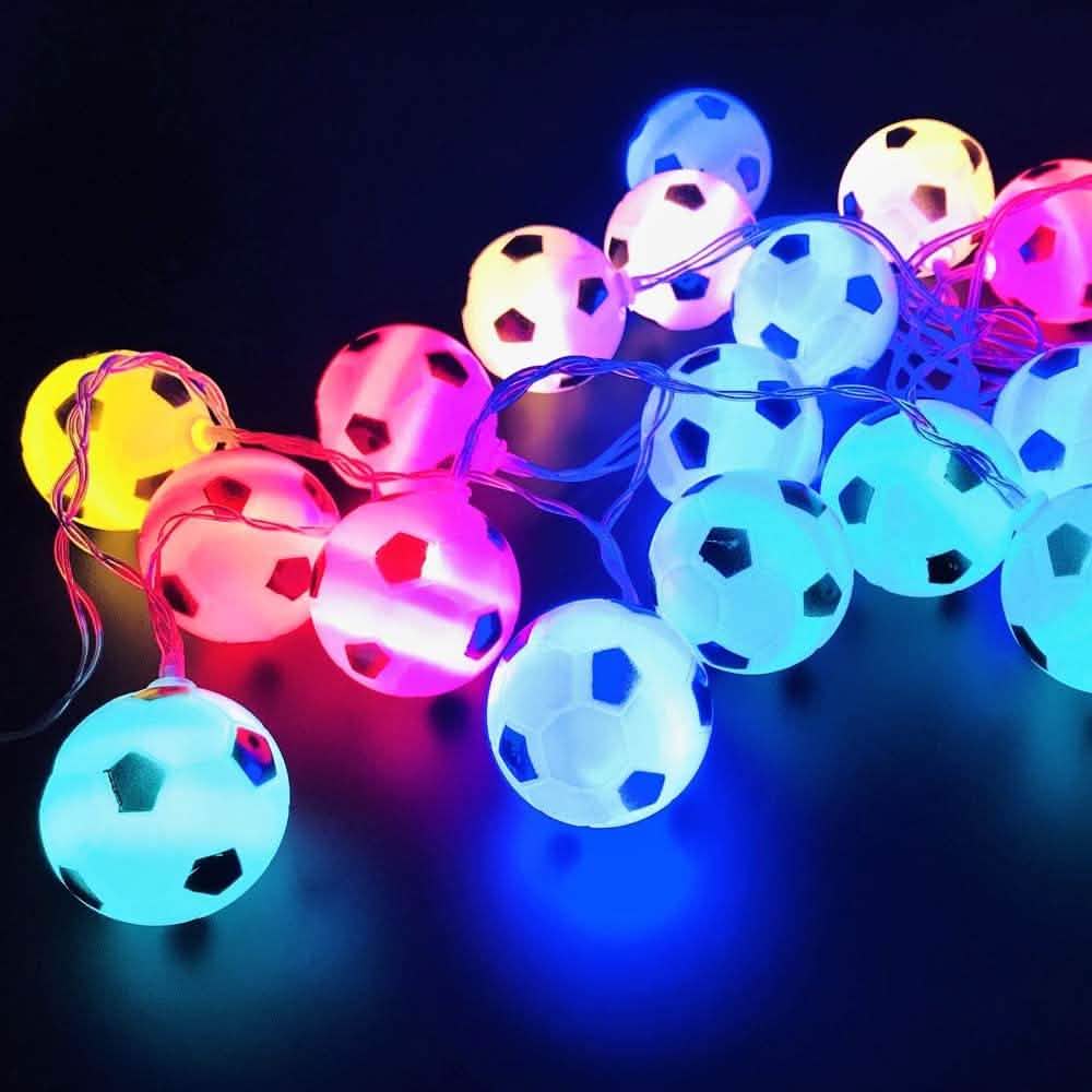 2022 World Cup Decor String Lights Soccer DailySale