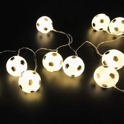 2022 World Cup Decor String Lights Soccer DailySale