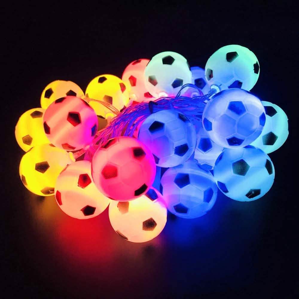 2022 World Cup Decor String Lights Soccer DailySale