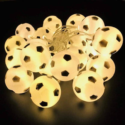2022 World Cup Decor String Lights Soccer DailySale