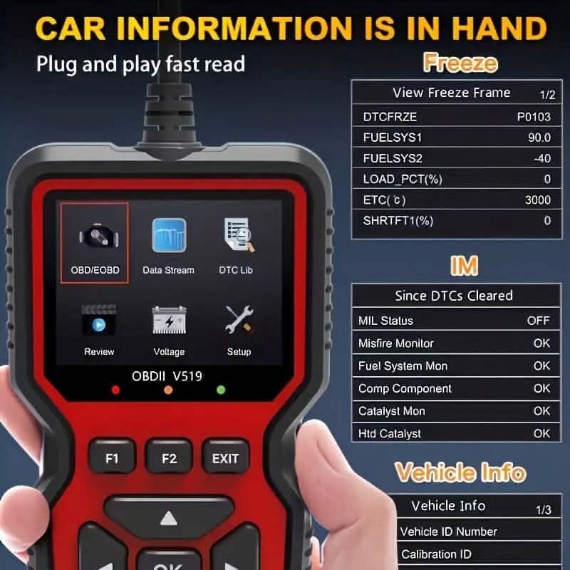 2024 Advanced V519 OBD2 Scanner Tool DailySale