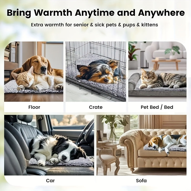Winter Warming Pet Mattress – Non-Slip, Washable DailySale