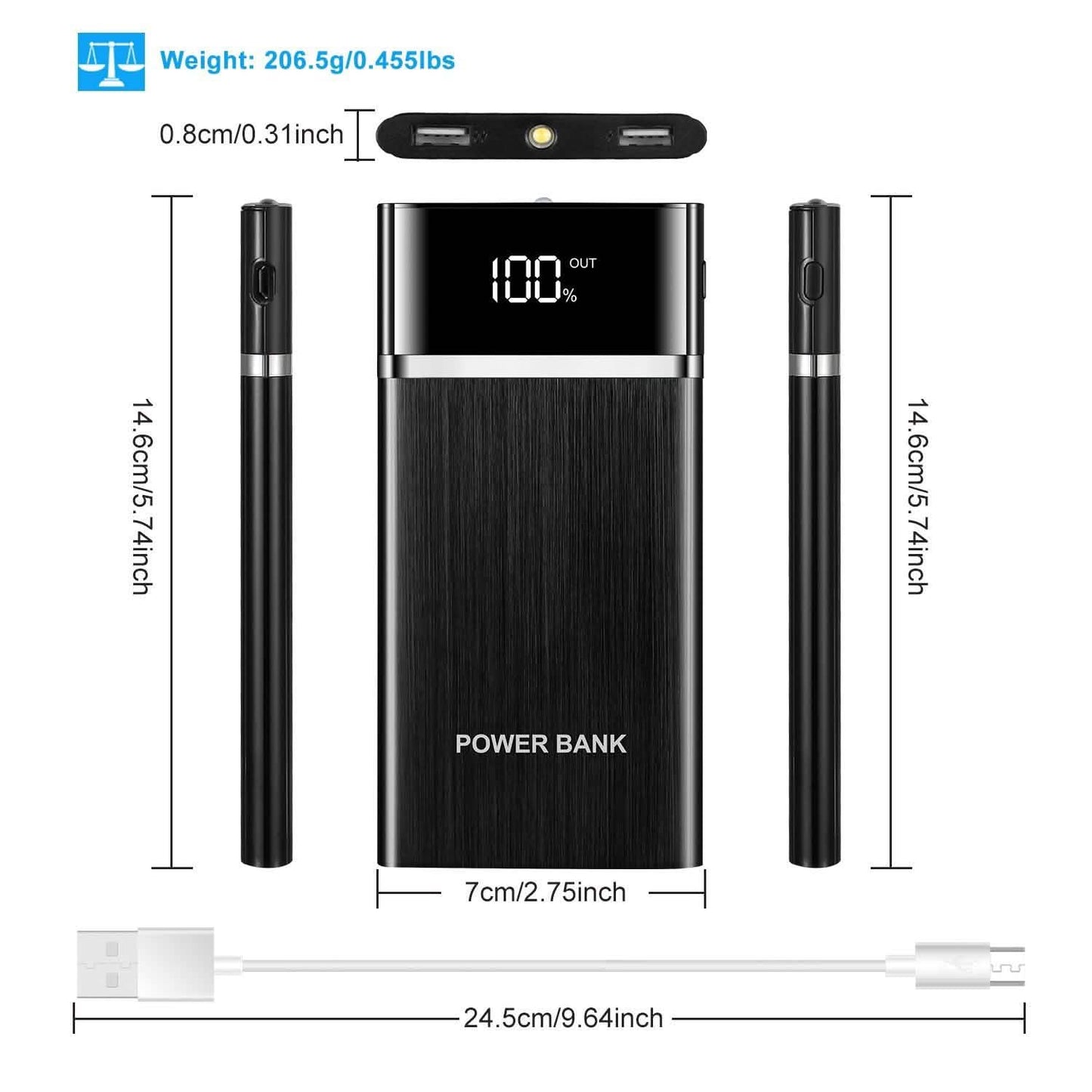 20800mAh Power Bank 76.96W External Battery Pack DailySale