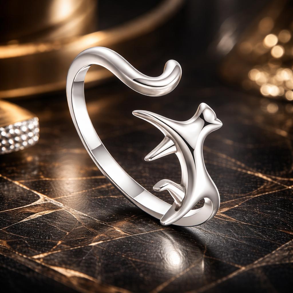 925 Sterling Silver Oxidized Ring for Women Bids.com