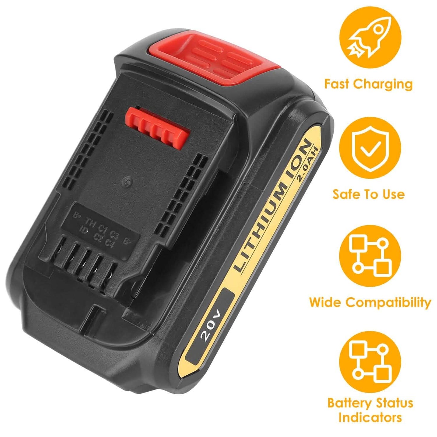 20V Replacement Battery Fit for Dewalt DCB DailySale