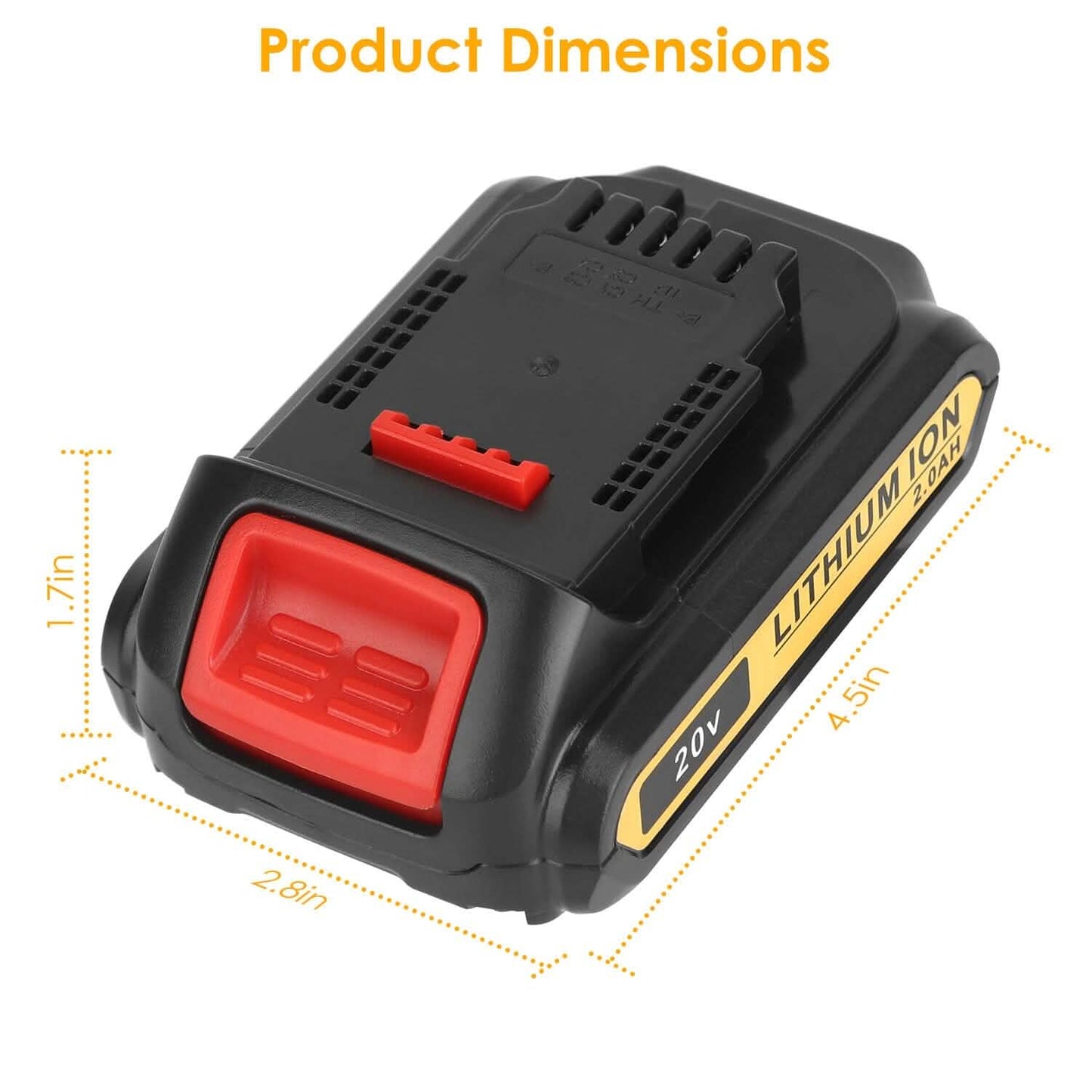 20V Replacement Battery Fit for Dewalt DCB DailySale