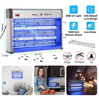 20W Electric Fly Bug Zapper Mosquito Insect Killer DailySale