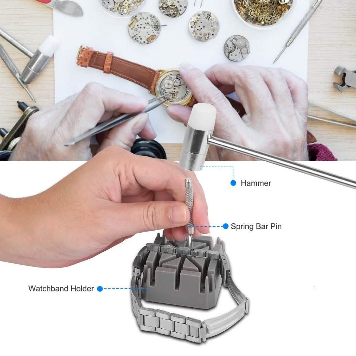 21-Piece: Watch Repair Tool Kit Hand DailySale
