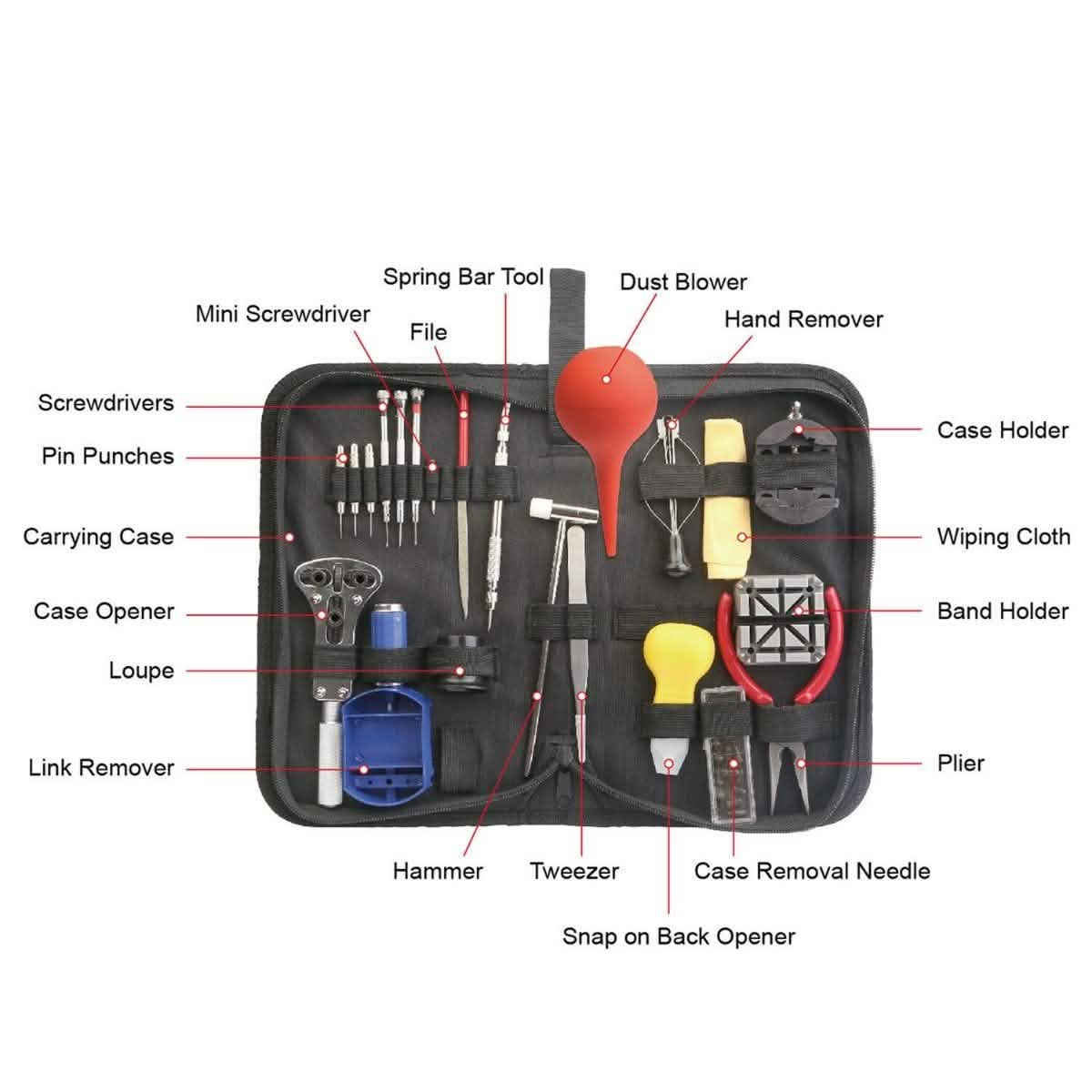 21-Piece: Watch Repair Tool Kit Hand DailySale