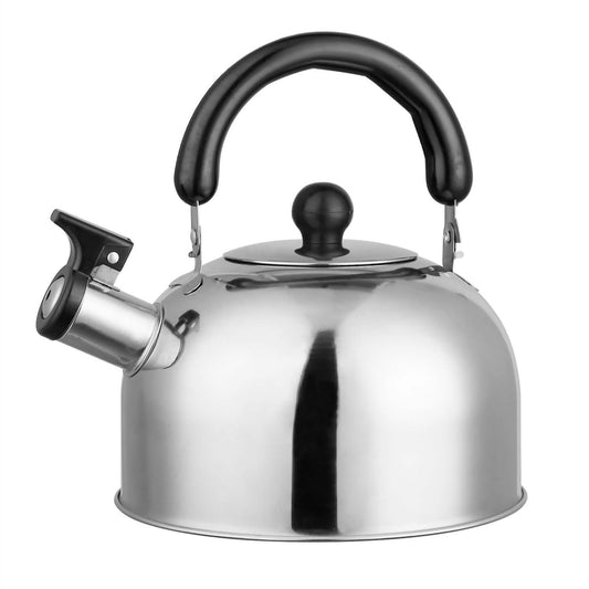 2.1 Quarts Stainless Steel Whistling Tea Kettle Stovetop Induction Gas Teapot DailySale