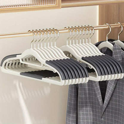 10-Pack: Heavy-Duty Plastic Anti-Skid Clothes Hangers DailySale