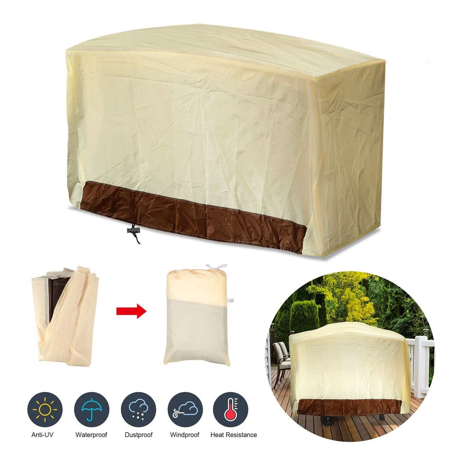 210D Waterproof Outdoor BBQ Grill Cover DailySale