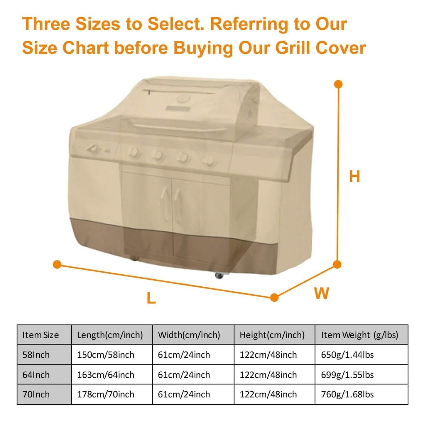 210D Waterproof Outdoor BBQ Grill Cover DailySale