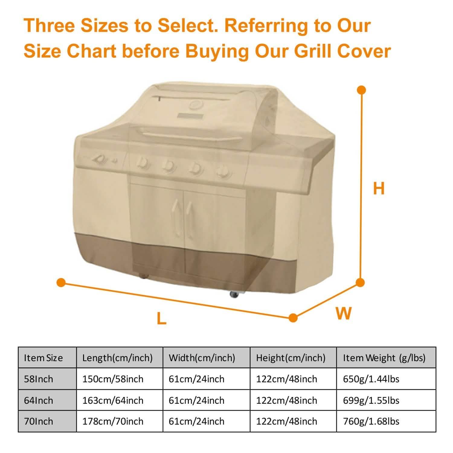 210D Waterproof Outdoor BBQ Grill Cover DailySale