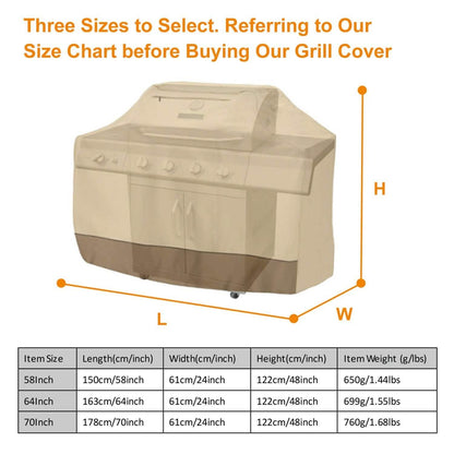 210D Waterproof Outdoor BBQ Grill Cover DailySale