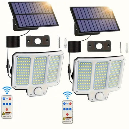 210LED Super Bright Motion Sensor Solar Strong Power LED Garden Wall Lamp DailySale