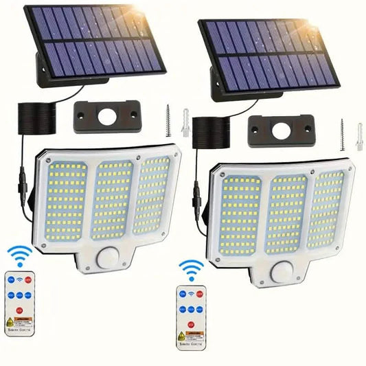 210LED Super Bright Motion Sensor Solar Strong Power LED Garden Wall Lamp DailySale