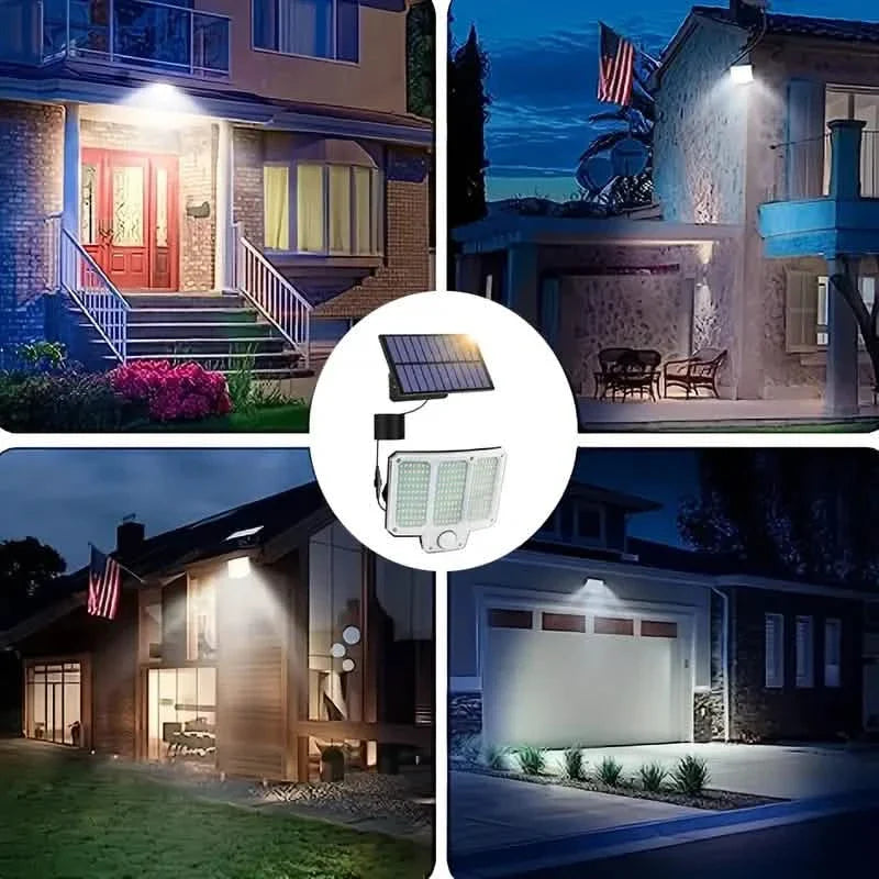 210LED Super Bright Motion Sensor Solar Strong Power LED Garden Wall Lamp DailySale