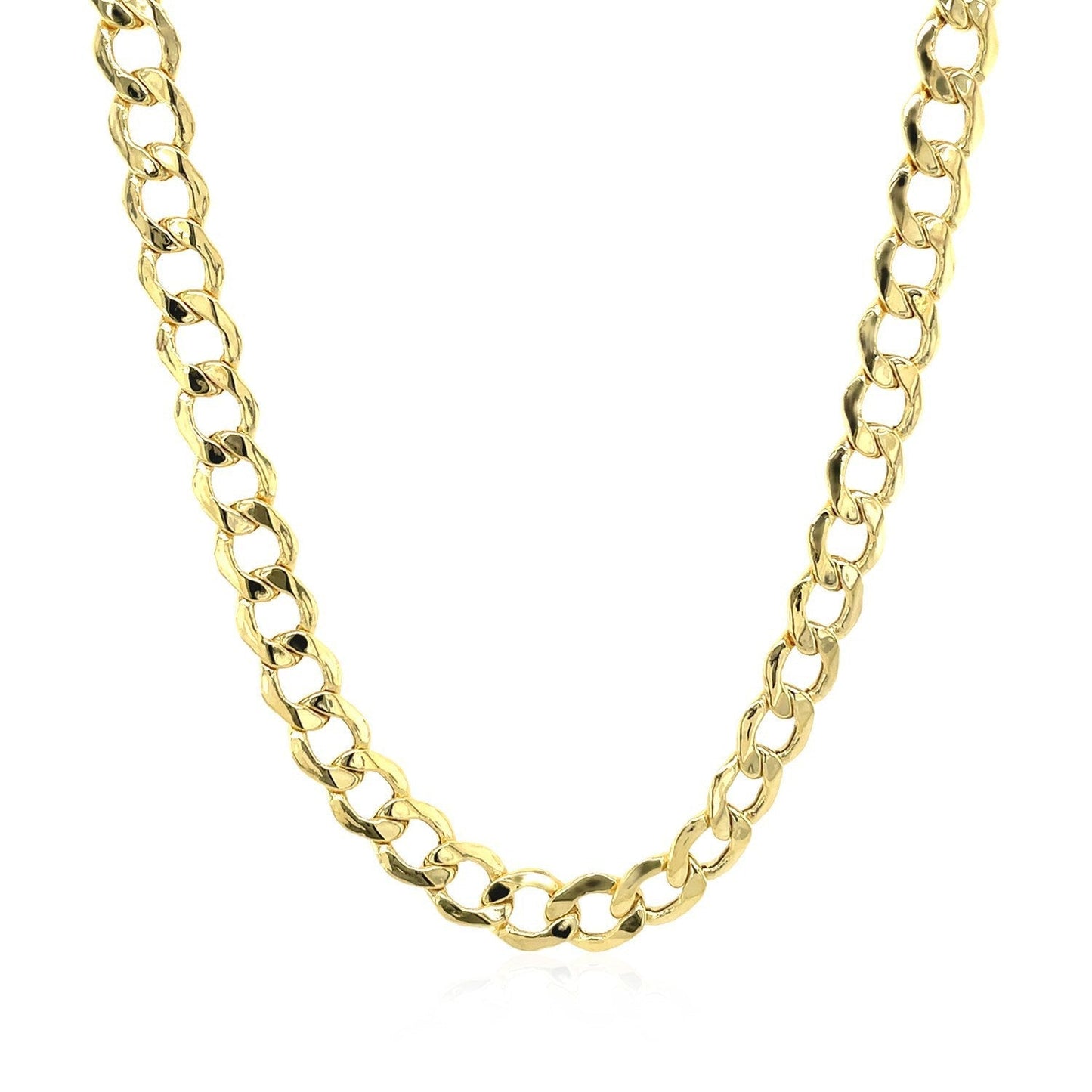 5.3mm 14k Yellow Gold Curb Chain Bids.com