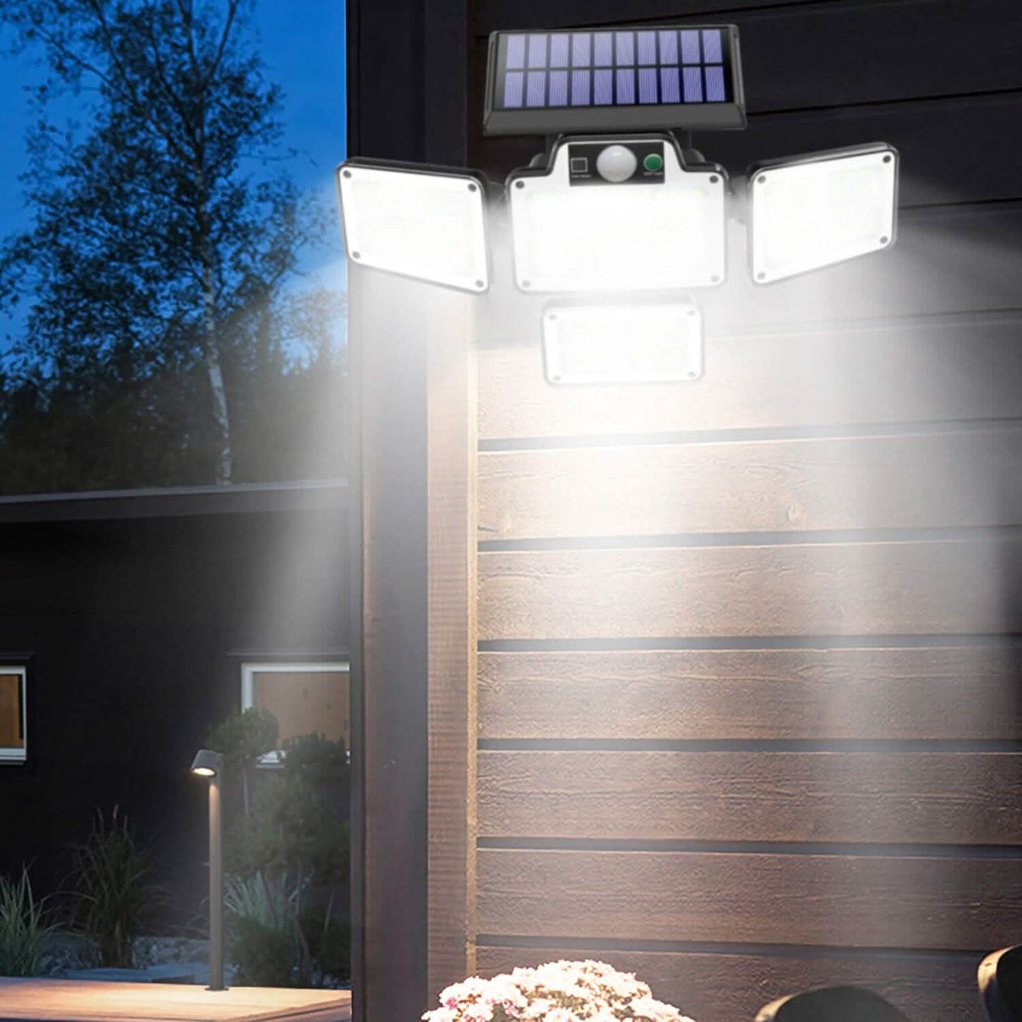 216 LEDs  Solar Outdoor Light Motion Sensor Security Wireless Lamp DailySale
