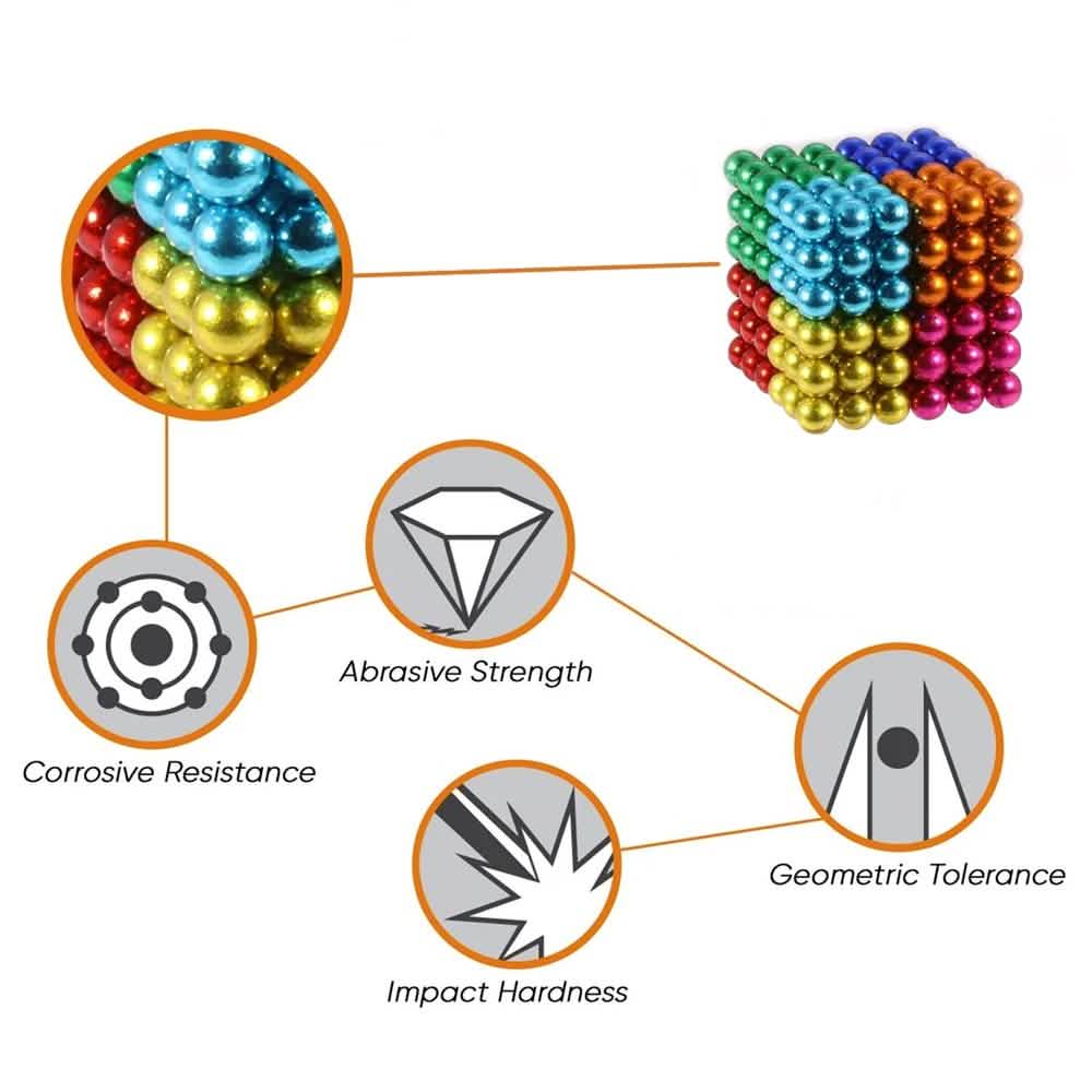 216-Piece: Colorful Magnetic Balls DailySale