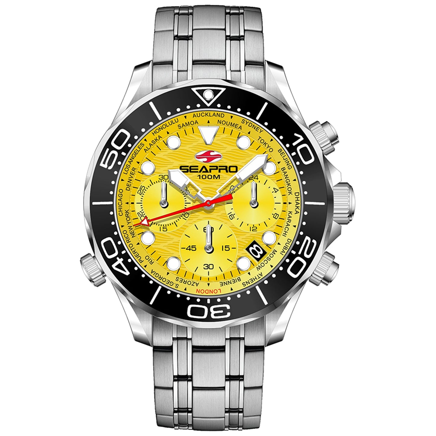 Seapro Men's Mondial Timer Bids.com