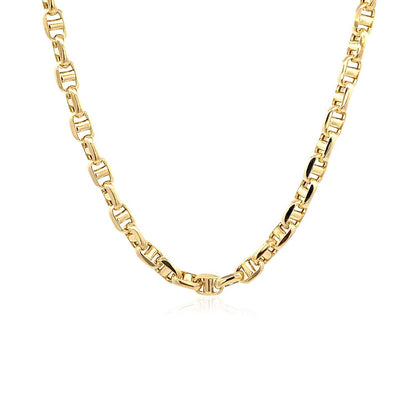 4.5mm 14k Yellow Gold Anchor Chain Bids.com
