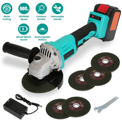 21V Cordless Angle Grinder Kit with Brushless Motor DailySale