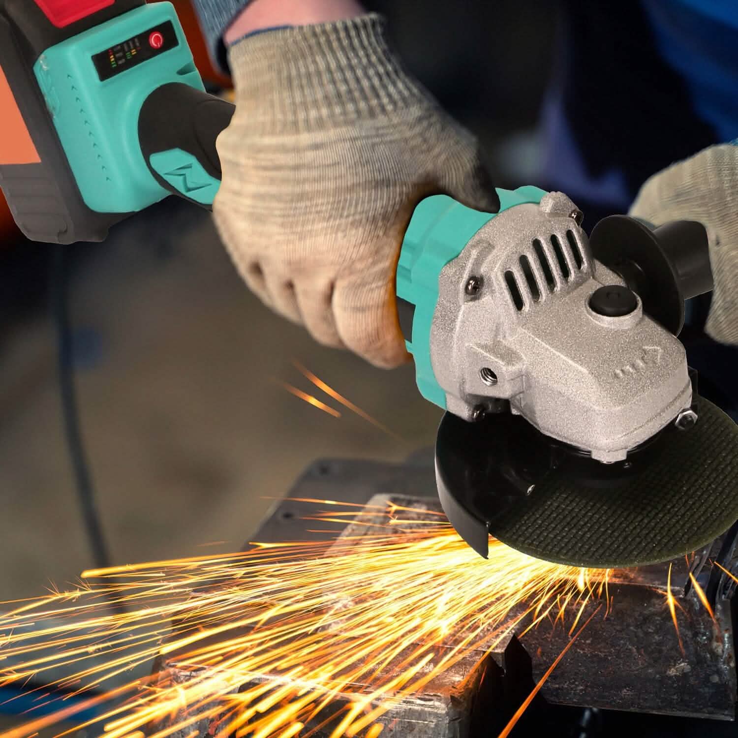 21V Cordless Angle Grinder Kit with Brushless Motor DailySale
