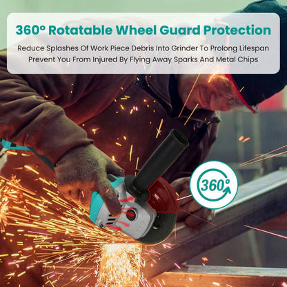21V Cordless Angle Grinder Kit with Brushless Motor DailySale
