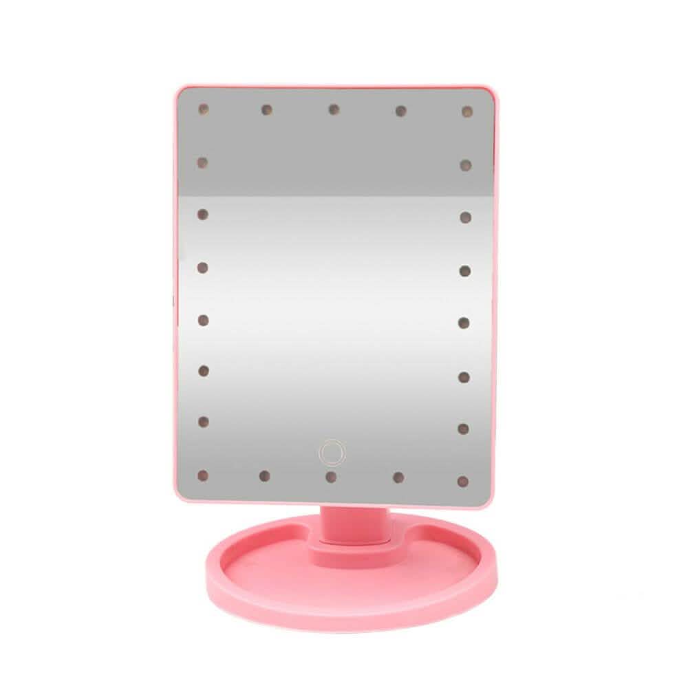 22 LED Touch Screen Desktop Stand Mirror DailySale