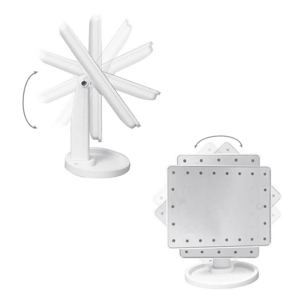 22 LED Touch Screen Desktop Stand Mirror DailySale