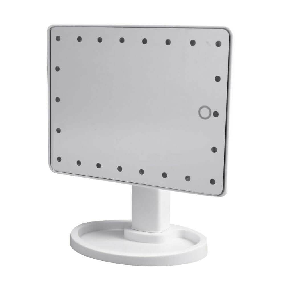 22 LED Touch Screen Desktop Stand Mirror DailySale