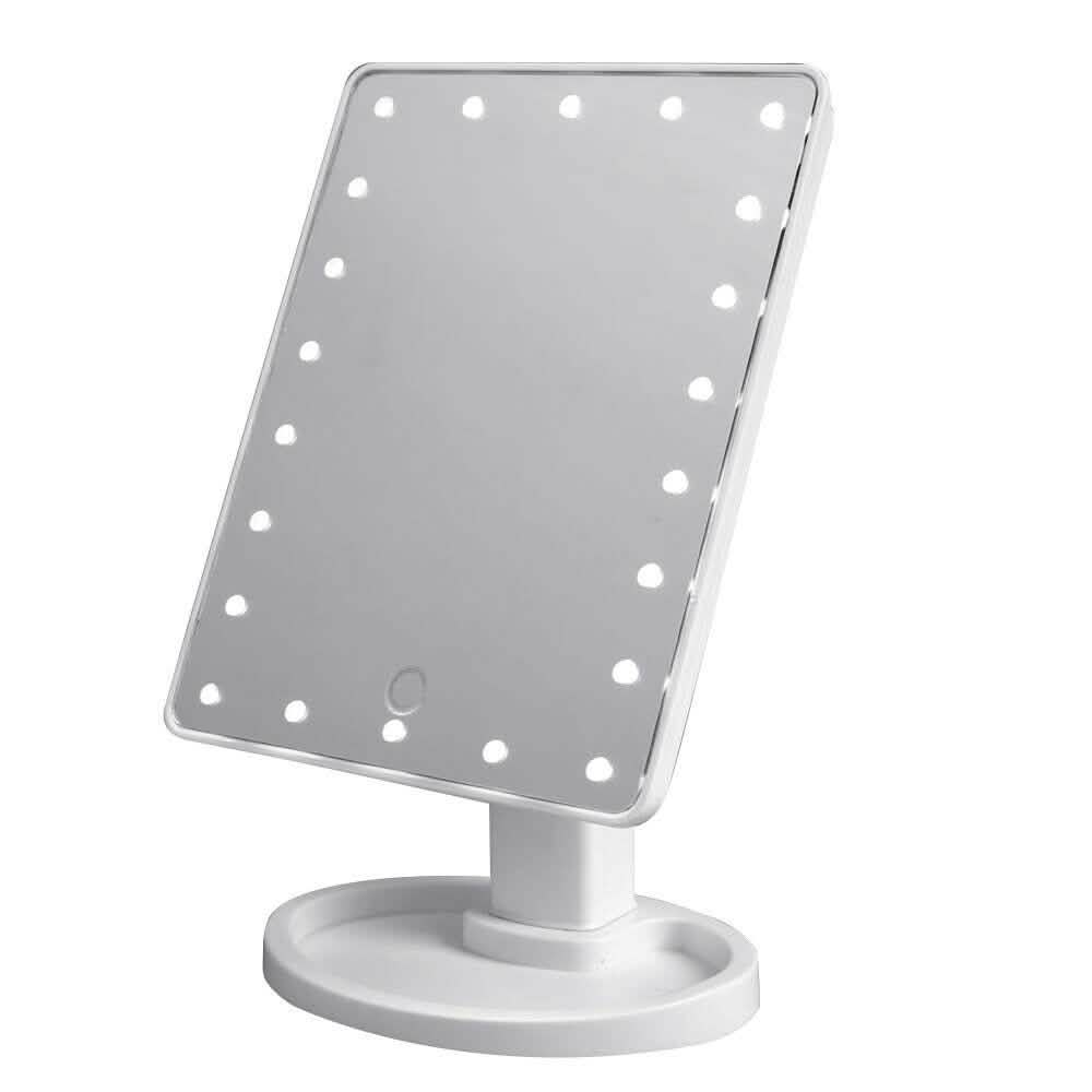 22 LED Touch Screen Desktop Stand Mirror DailySale
