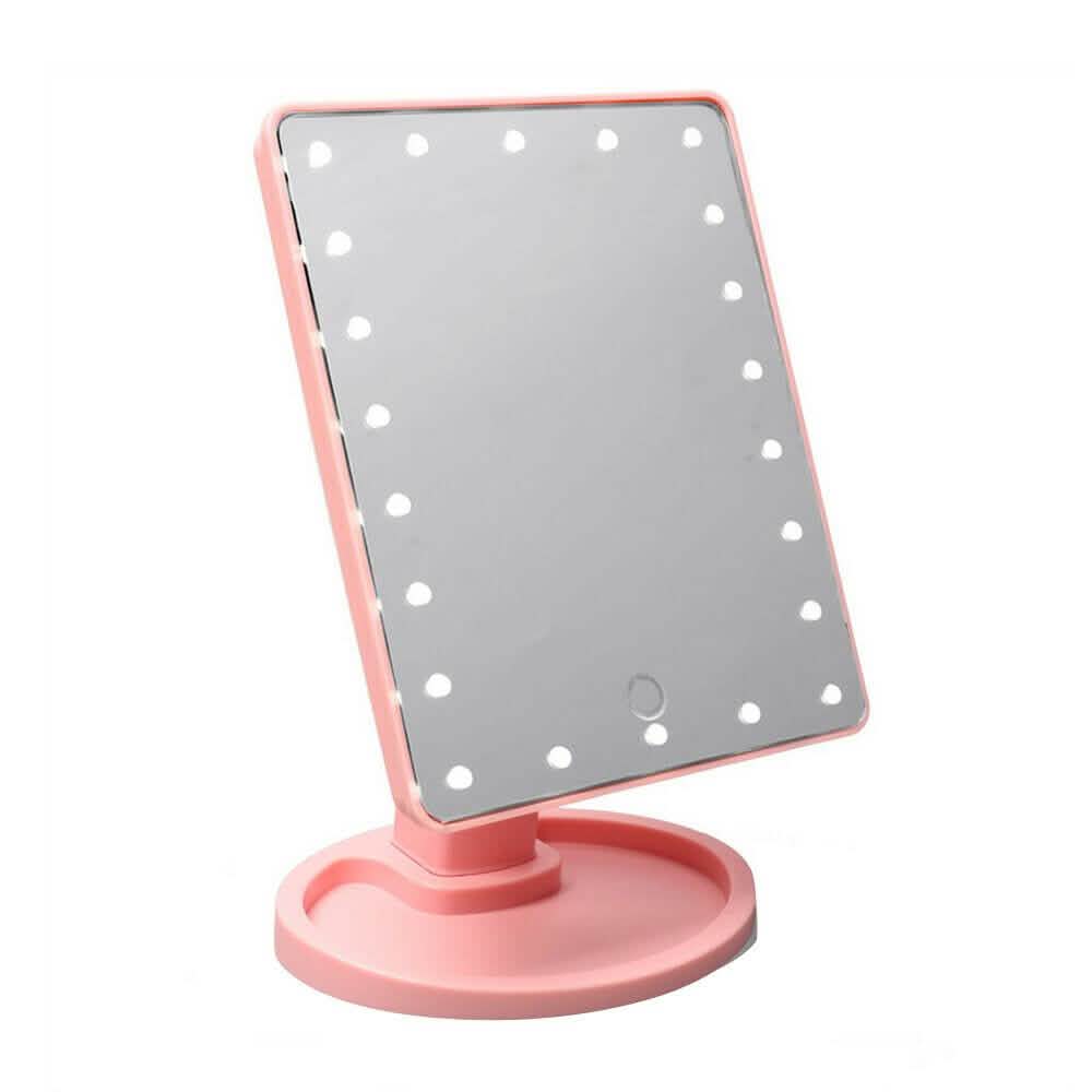 22 LED Touch Screen Desktop Stand Mirror DailySale