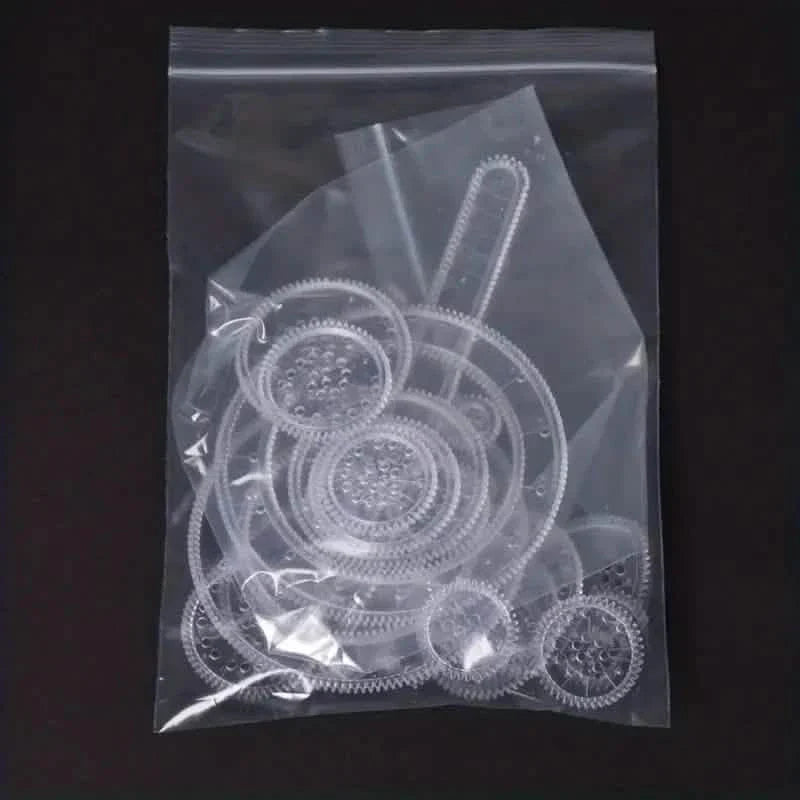 22-Pieces: Transparent Magic Template to Create Stunning Spiral Diagrams DailySale