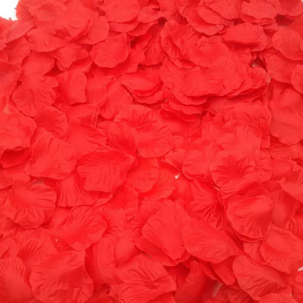 2200-Piece: Silk Rose Petals Wedding Flower Decoration DailySale