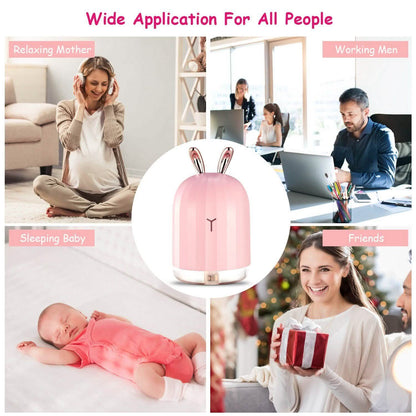 220ml Cool Mist Humidifier Ultrasonic Air Diffuser Atomizer with 7 Color DailySale