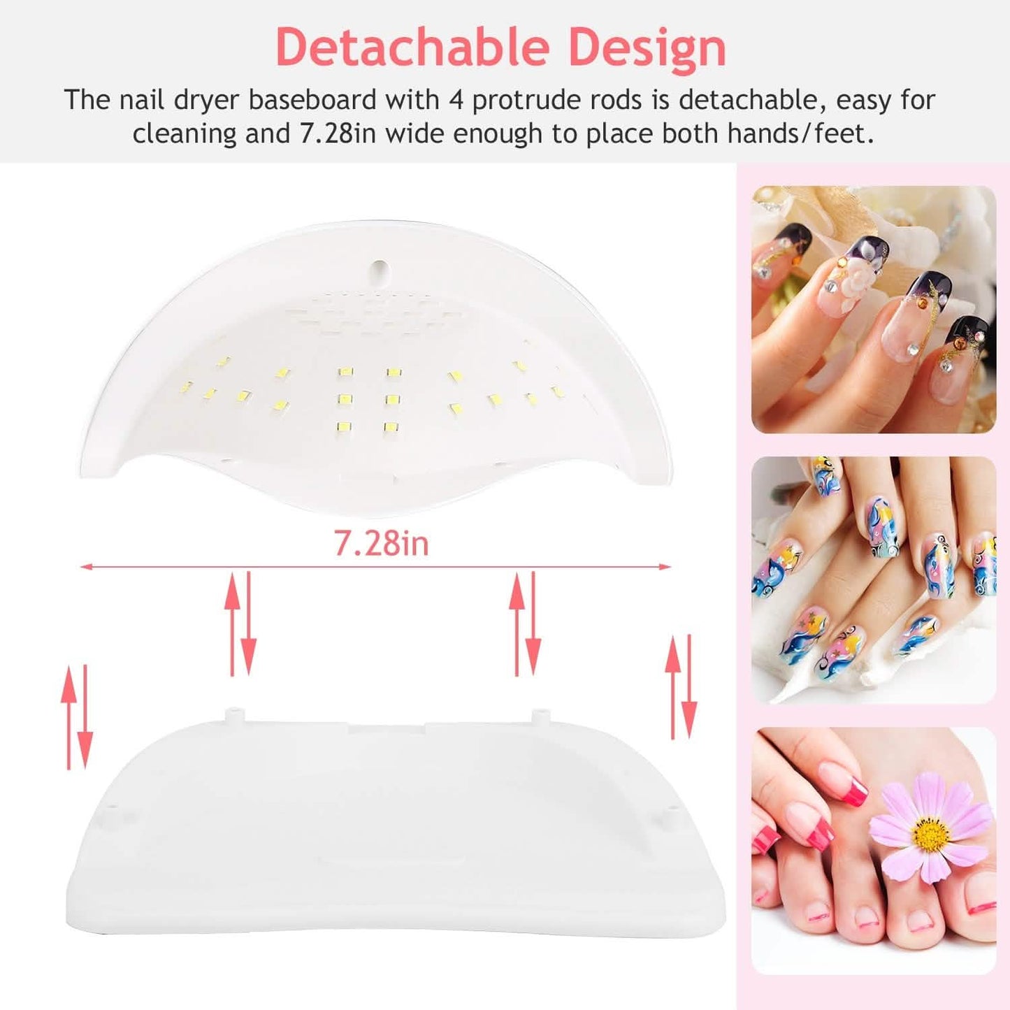 220W UV LED Nail Lamp Gel Polish Dryer DailySale