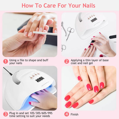 220W UV LED Nail Lamp Gel Polish Dryer DailySale
