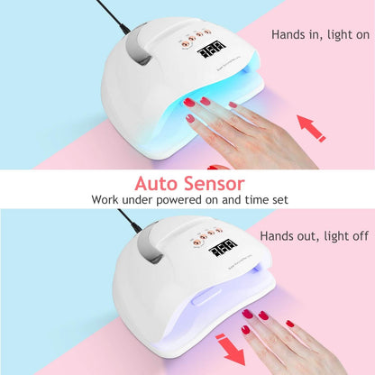 220W UV LED Nail Lamp Gel Polish Dryer DailySale
