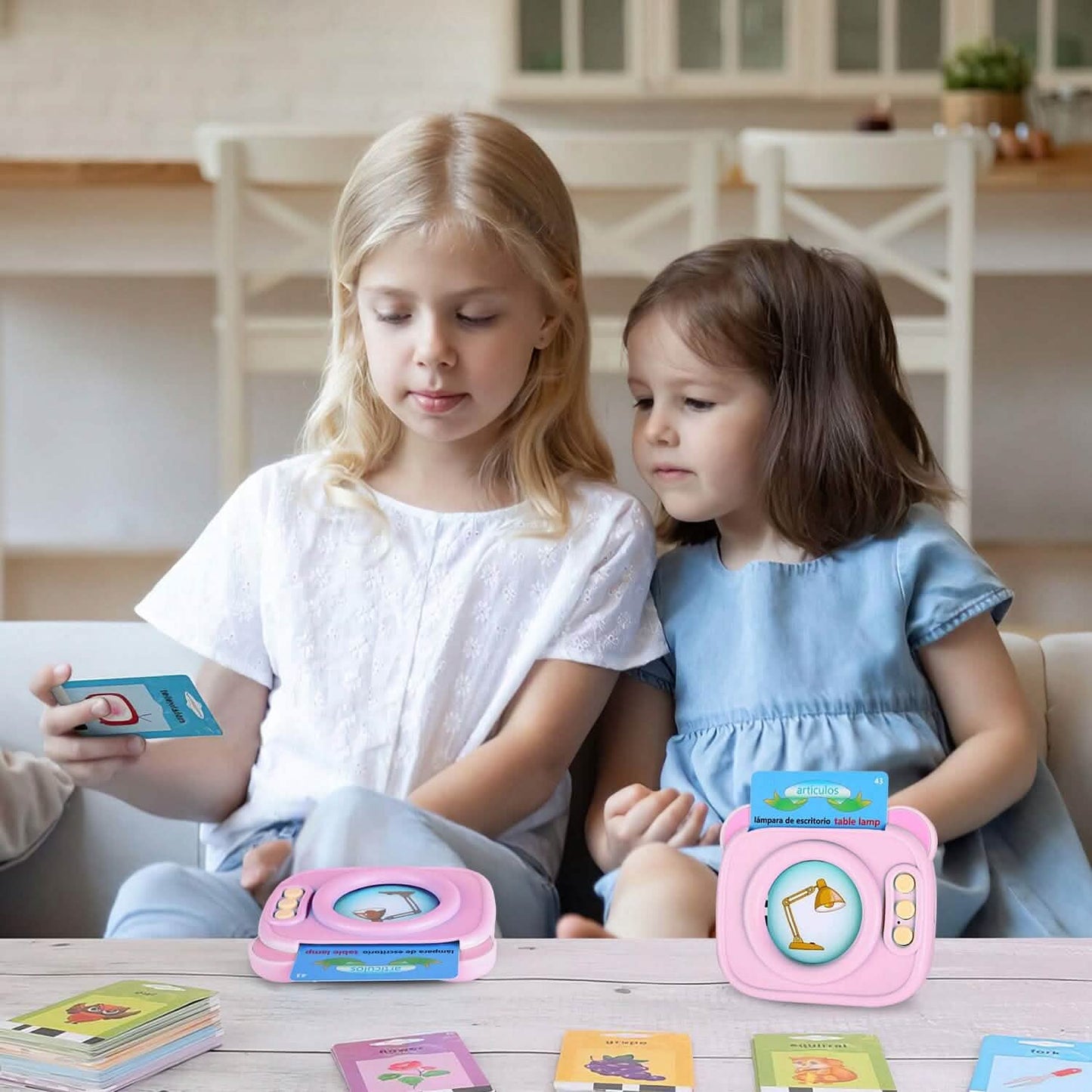 224 Sight Words Spanish and English Bilingual Talking Flash Cards DailySale