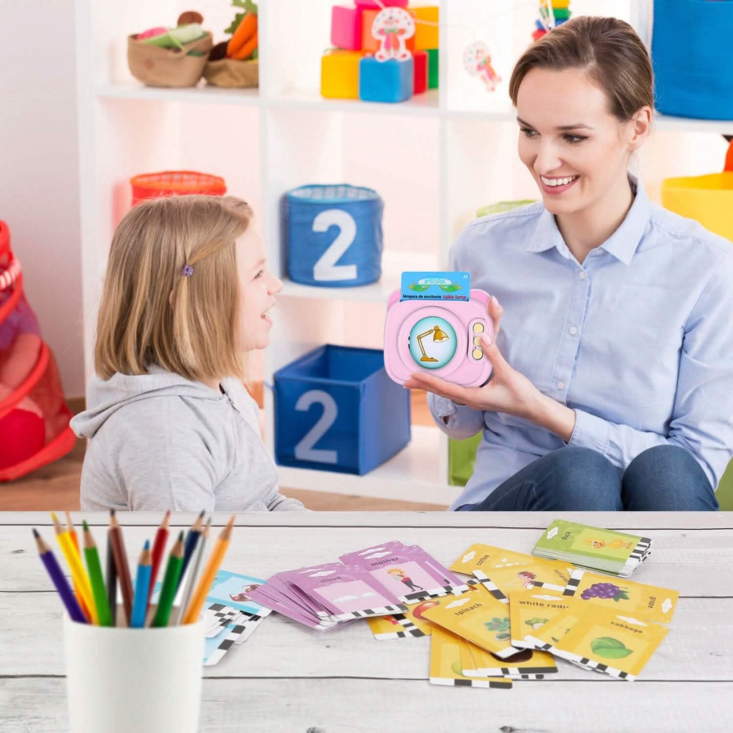 224 Sight Words Spanish and English Bilingual Talking Flash Cards DailySale