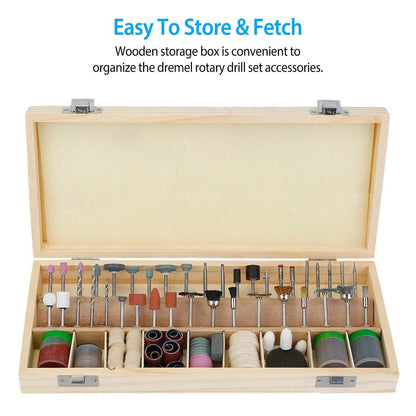 228-Piece: Rotary Dremel Accessory Tool Kit DailySale