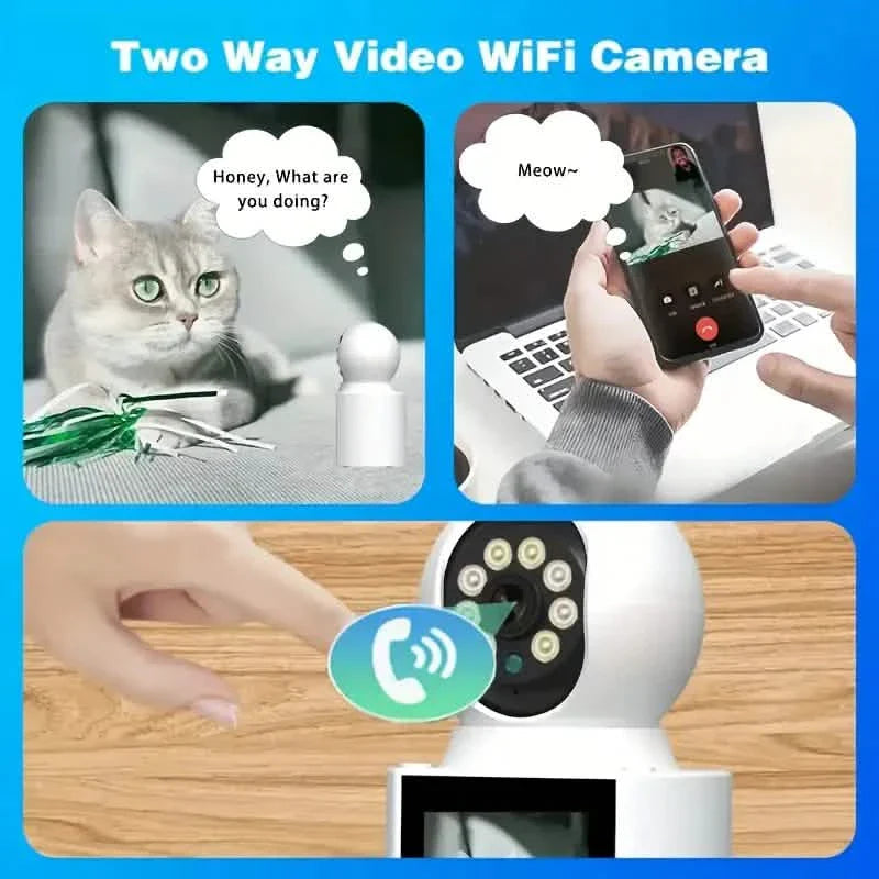 2-Pack: 2K Indoor Security Camera | 2-Way Audio & Video Call + Night Vision DailySale