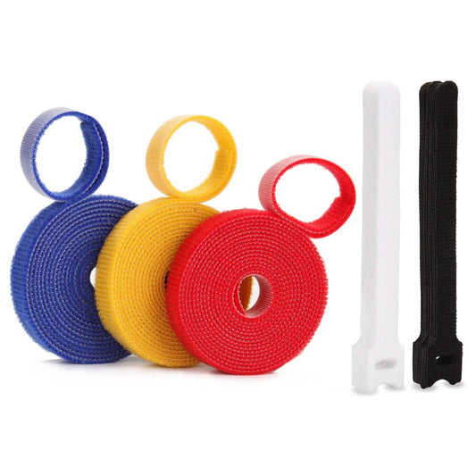 23-Piece: AGPtek Reusable Nylon Fastening Cable Ties Rolls With Cable Straps Organizer DailySale