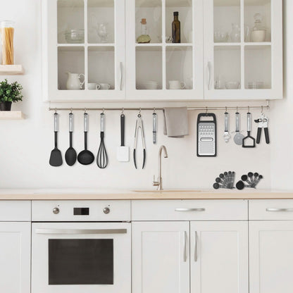 23-Piece: Lux Decor Collection Stainless Steel Nylon Cooking Utensils Set DailySale