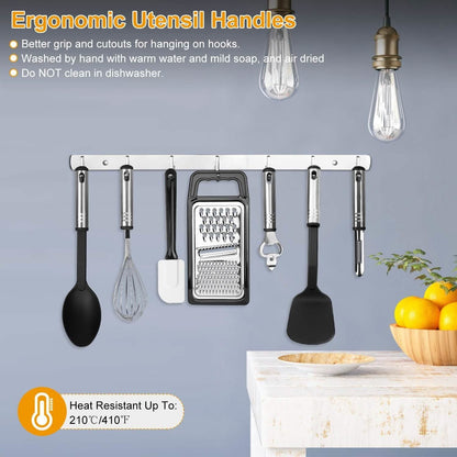 23-Piece Set: Kitchen Utensil Set Stainless Steel Nylon DailySale