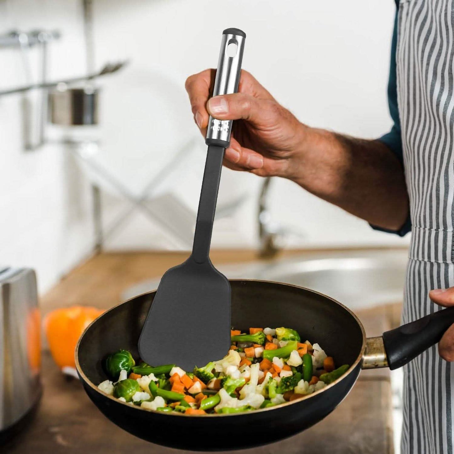 23-Piece Set: Kitchen Utensil Set Stainless Steel Nylon DailySale