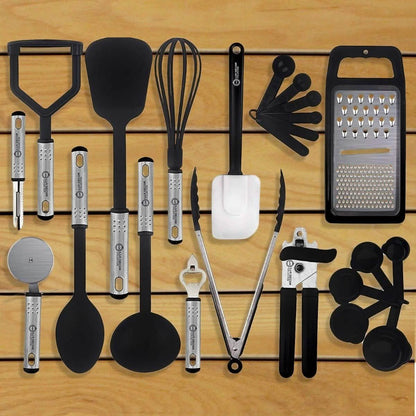23-Piece Set: Nylon Cooking Utensils Set DailySale